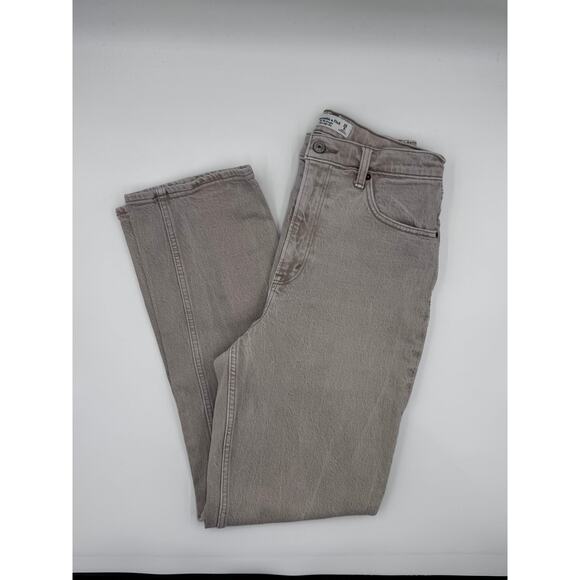 Abercrombie & Fitch 90s Straight Ulta High Rise Curve Love - Picture 1 of 4